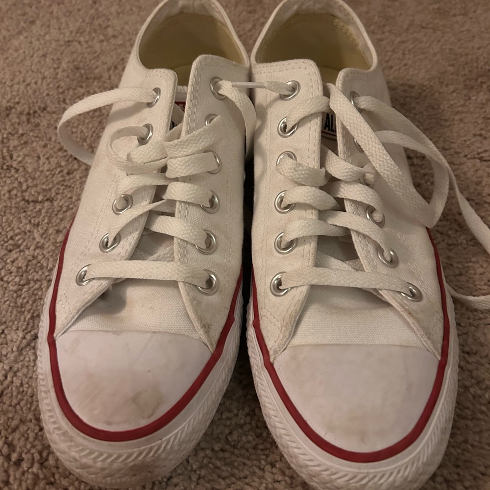 Converse Chuck Taylor All Star Canvas White Low-Top Sneakers